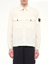1200003 Stretch Organic Cotton Shirt in Ivory