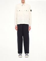 1200003 Stretch Organic Cotton Shirt in Ivory