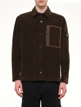 1200016 Corduroy Shirt in Coal Grey