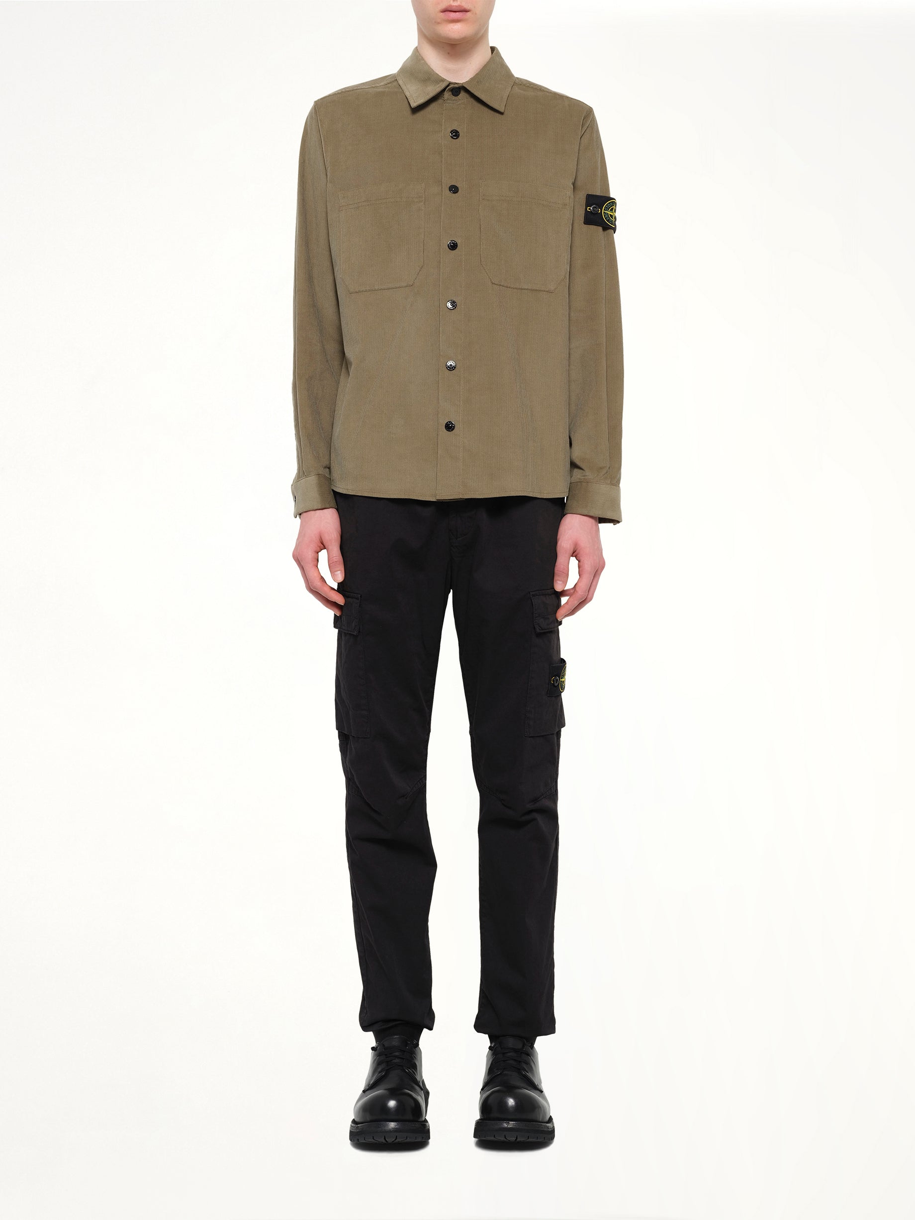 1200042 Cotton Shirt in Military Green