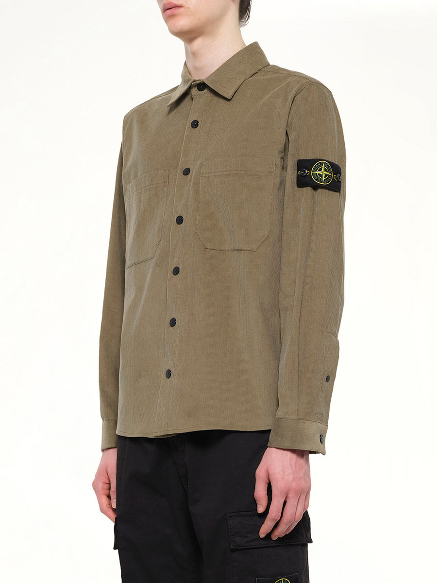 1200042 Cotton Shirt in Military Green