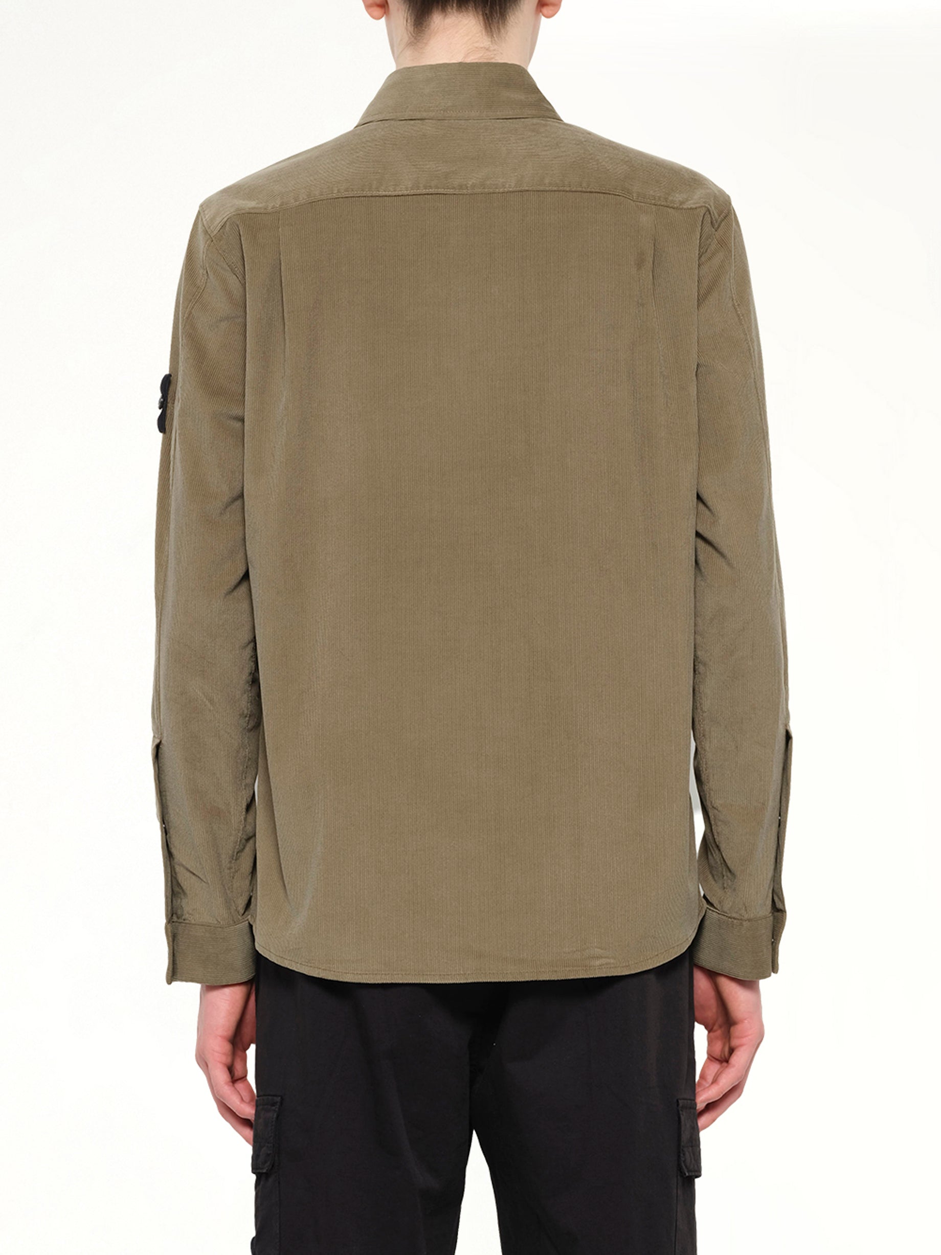 1200042 Cotton Shirt in Military Green
