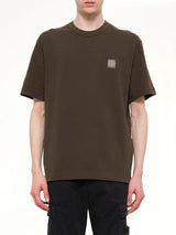 2100015 Cotton Compass T-Shirt in Coal Grey