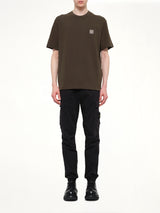 2100015 Cotton Compass T-Shirt in Coal Grey