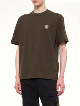 2100015 Cotton Compass T-Shirt in Coal Grey