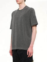 2100024 Garment Dyed T-Shirt in Black