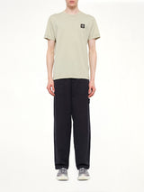 2100027 Cotton Compass Patch T-Shirt in Sand