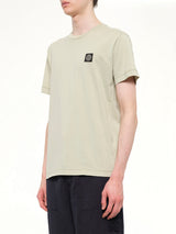 2100027 Cotton Compass Patch T-Shirt in Sand