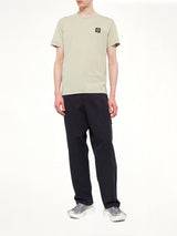 2100027 Cotton Compass Patch T-Shirt in Sand