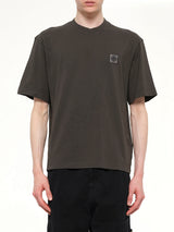 2100030 Cotton Compass T-Shirt in Coal Grey