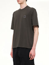 2100030 Cotton Compass T-Shirt in Coal Grey