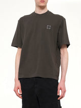 2100030 Cotton Compass T-Shirt in Coal Grey