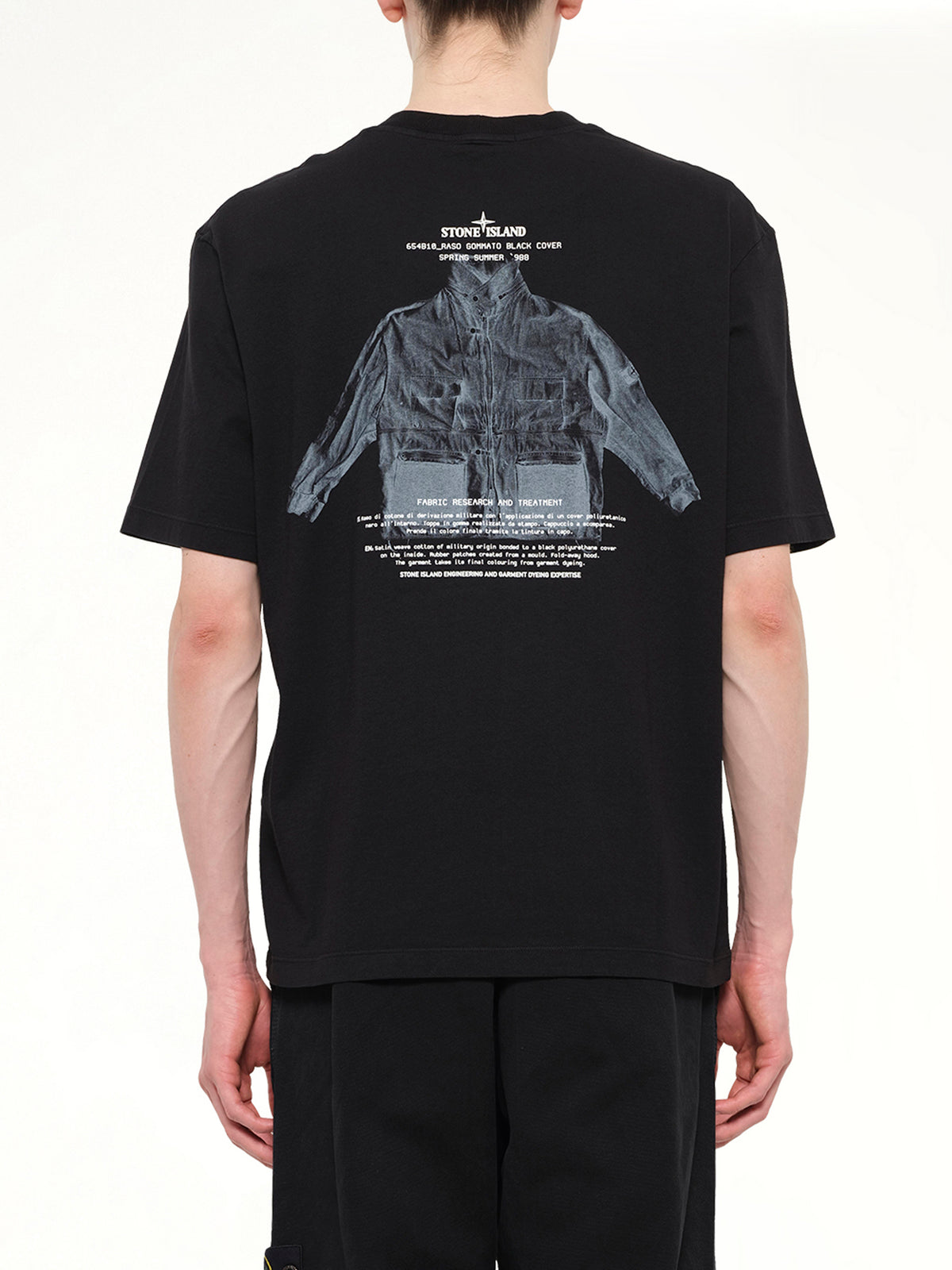 2100033 Cotton Logo T-Shirt in Black