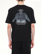 2100033 Cotton Logo T-Shirt in Black