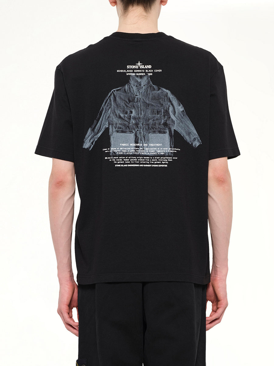 2100033 Cotton Logo T-Shirt in Black