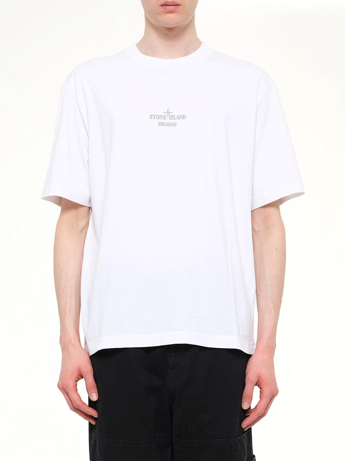 2100033 Cotton Logo T-Shirt in White