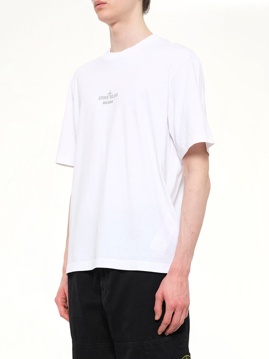 2100033 Cotton Logo T-Shirt in White