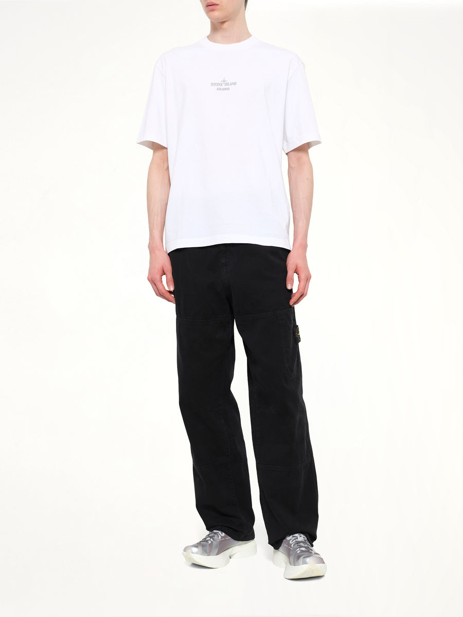 2100033 Cotton Logo T-Shirt in White