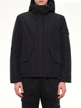 4100010 Nylon Short Parka in Black