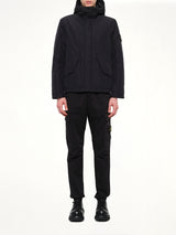 4100010 Nylon Short Parka in Black