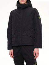 4100010 Nylon Short Parka in Black
