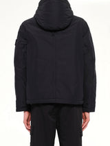 4100010 Nylon Short Parka in Black