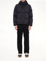 4100013 Matt Ripstop Cordura Puffer Jacket in Black