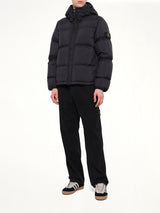 4100013 Matt Ripstop Cordura Puffer Jacket in Black