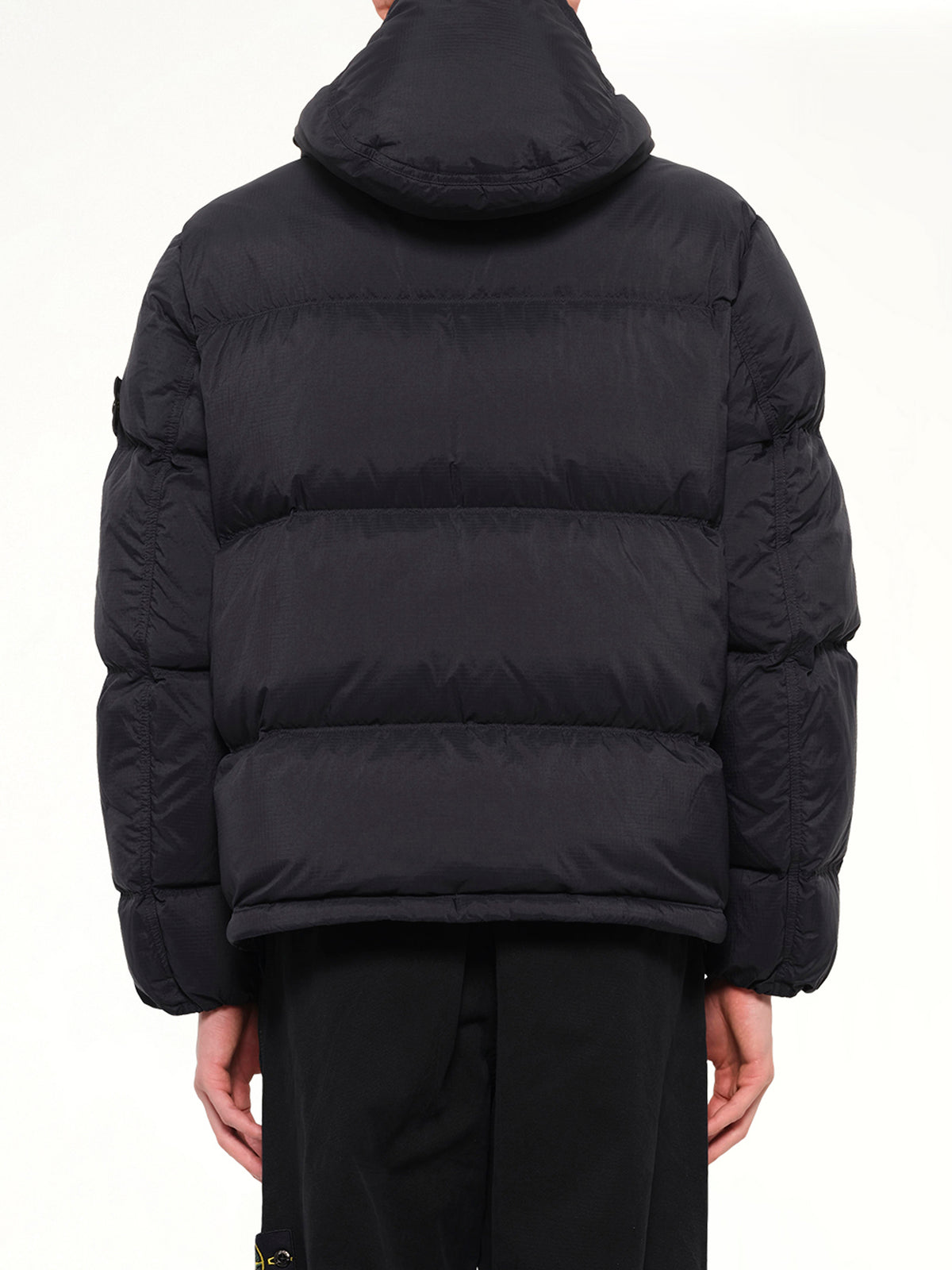 4100013 Matt Ripstop Cordura Puffer Jacket in Black