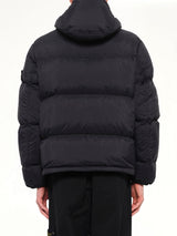 4100013 Matt Ripstop Cordura Puffer Jacket in Black