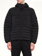 4100107 Seamless Tunnel Nylon Down Jacket in Black
