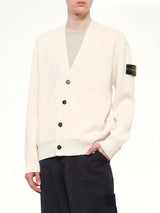 5100010 Light RWS Wool Cardigan in Ivory