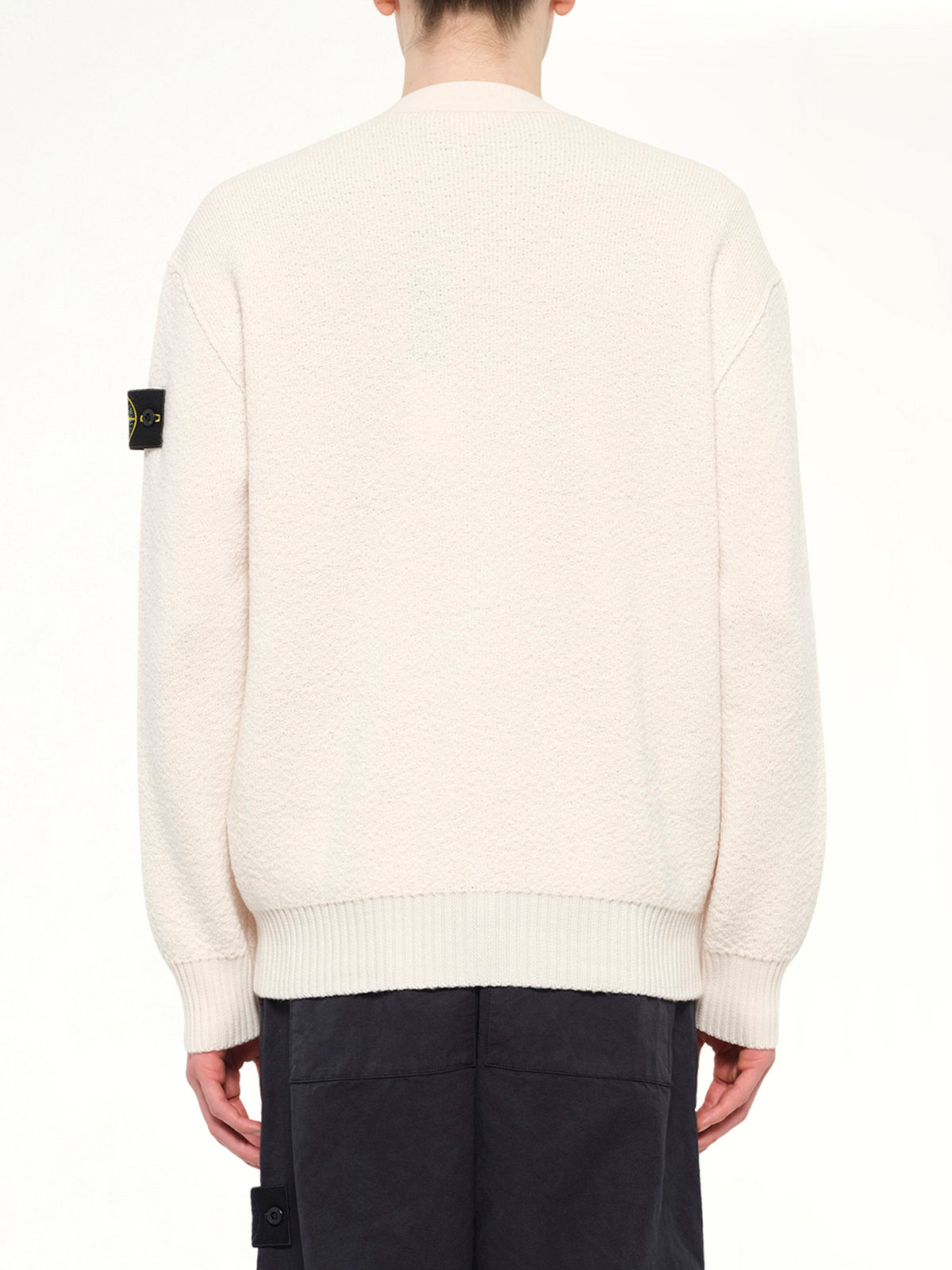 5100010 Light RWS Wool Cardigan in Ivory