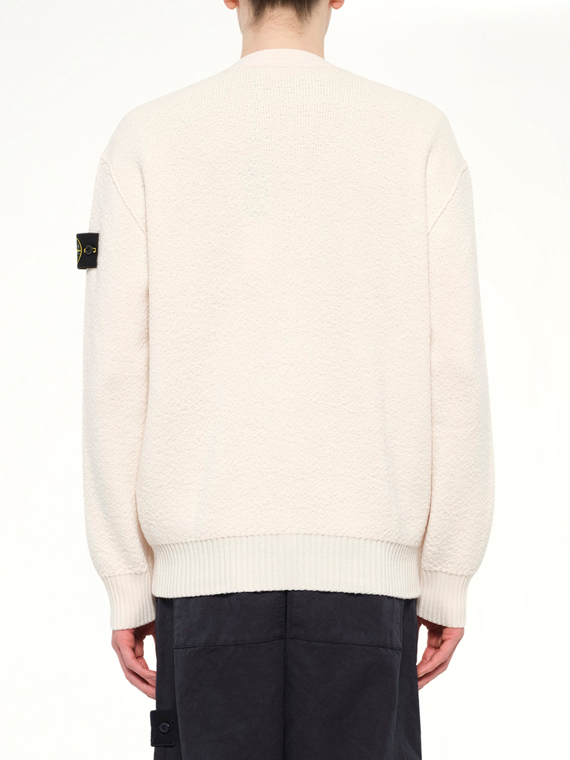 5100010 Light RWS Wool Cardigan in Ivory