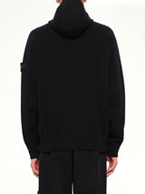 5100062 Wool Hoodie in Black