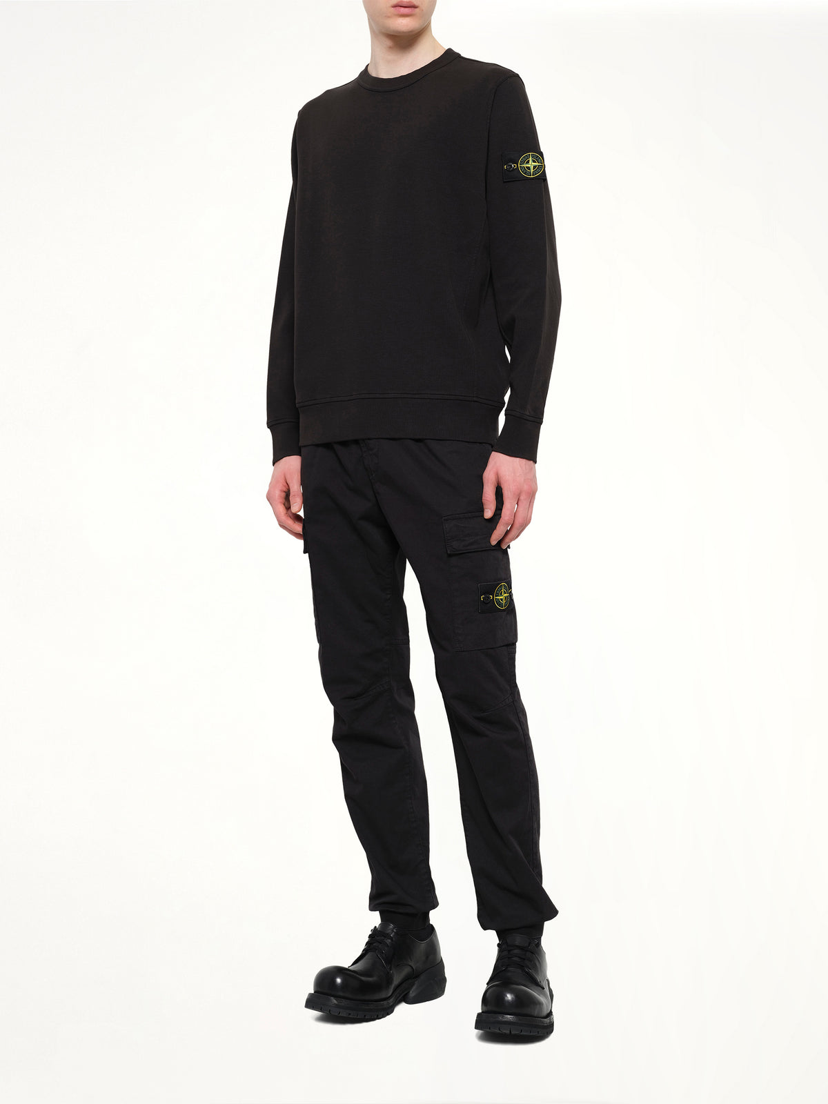 6100017 Organic Cotton Sweatshirt in Black