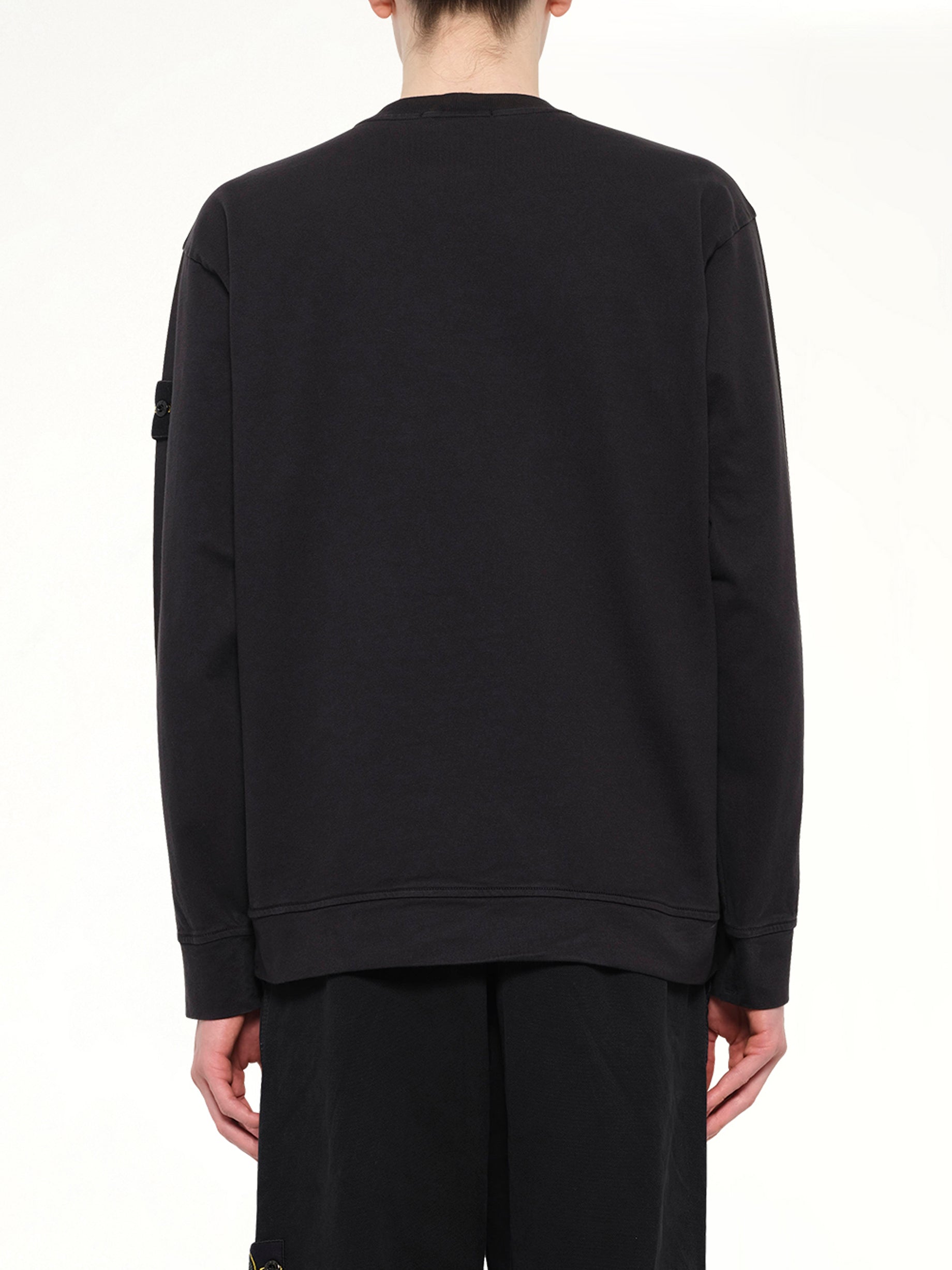 6100057 Cotton Sweatshirt in Black