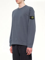 6100057 Cotton Sweatshirt in Slate Blue
