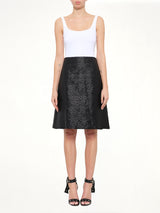 Alexander McQueen Roses Skirt in Black