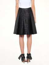 Alexander McQueen Roses Skirt in Black