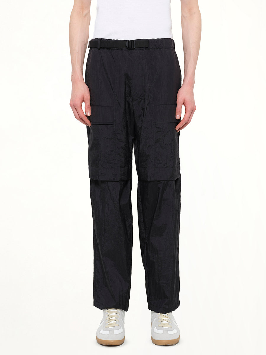 Detachable Zip Pant in Black