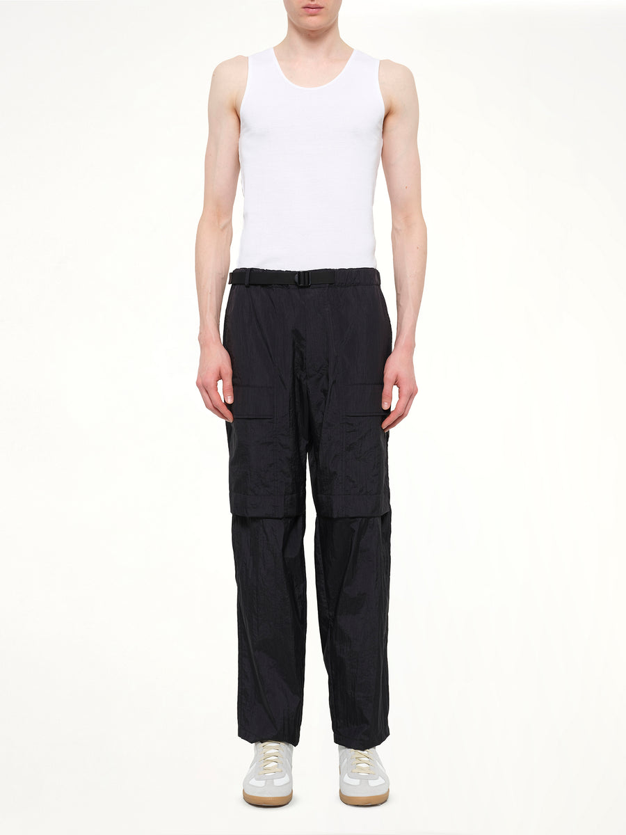 Detachable Zip Pant in Black