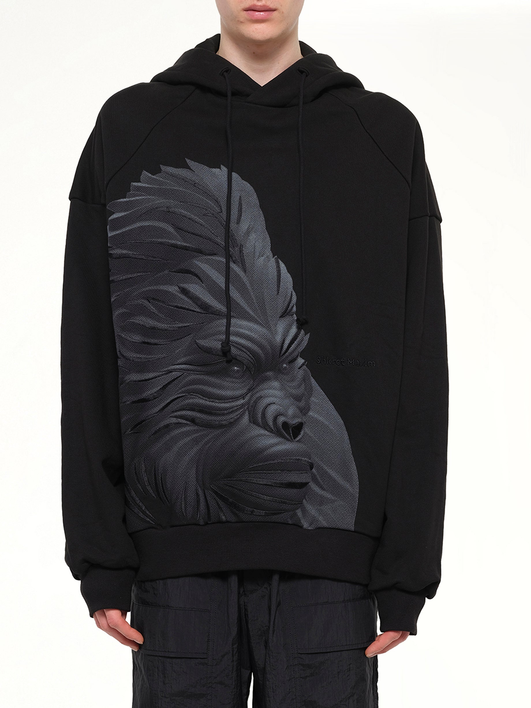 Gorilla Hoodie in Black