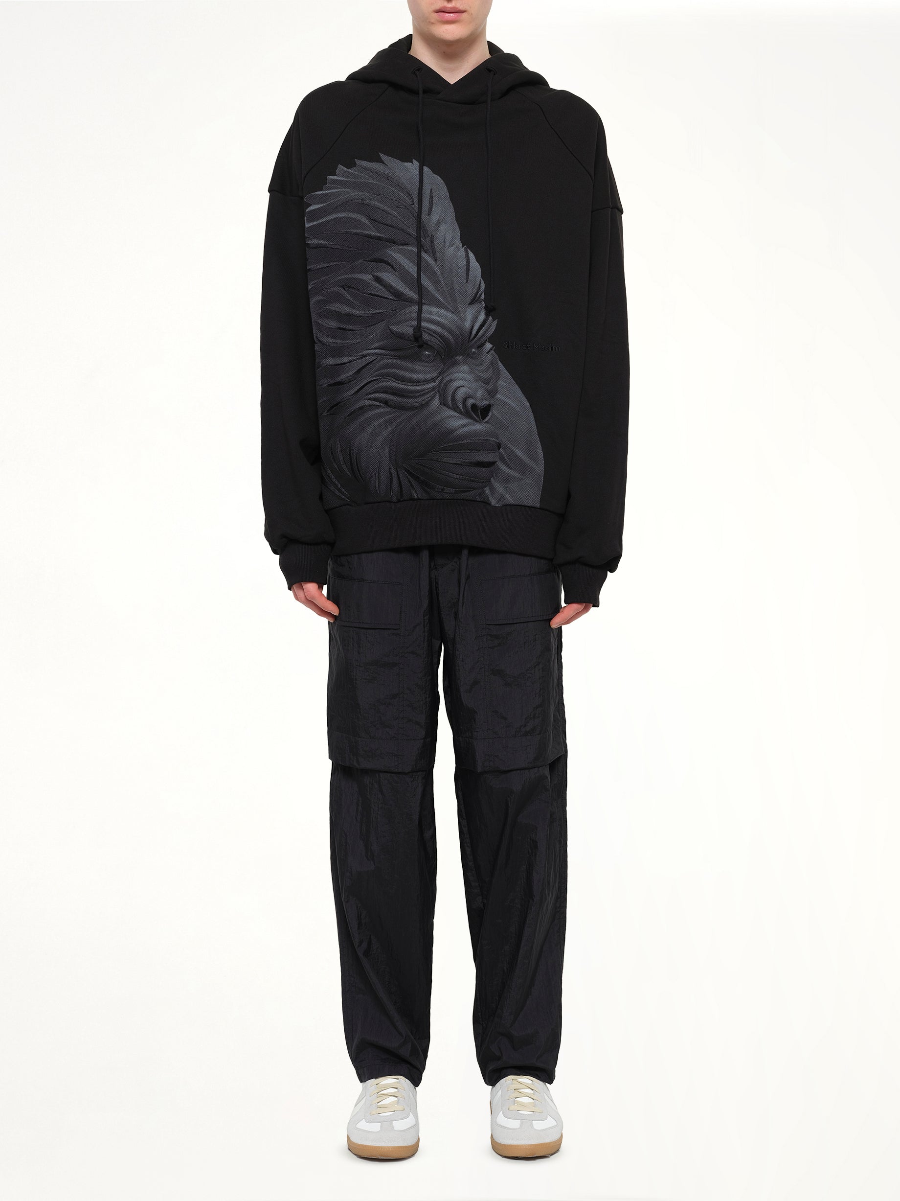 Gorilla Hoodie in Black