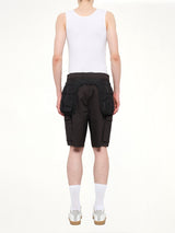 Juunj Cargo Shorts in Black