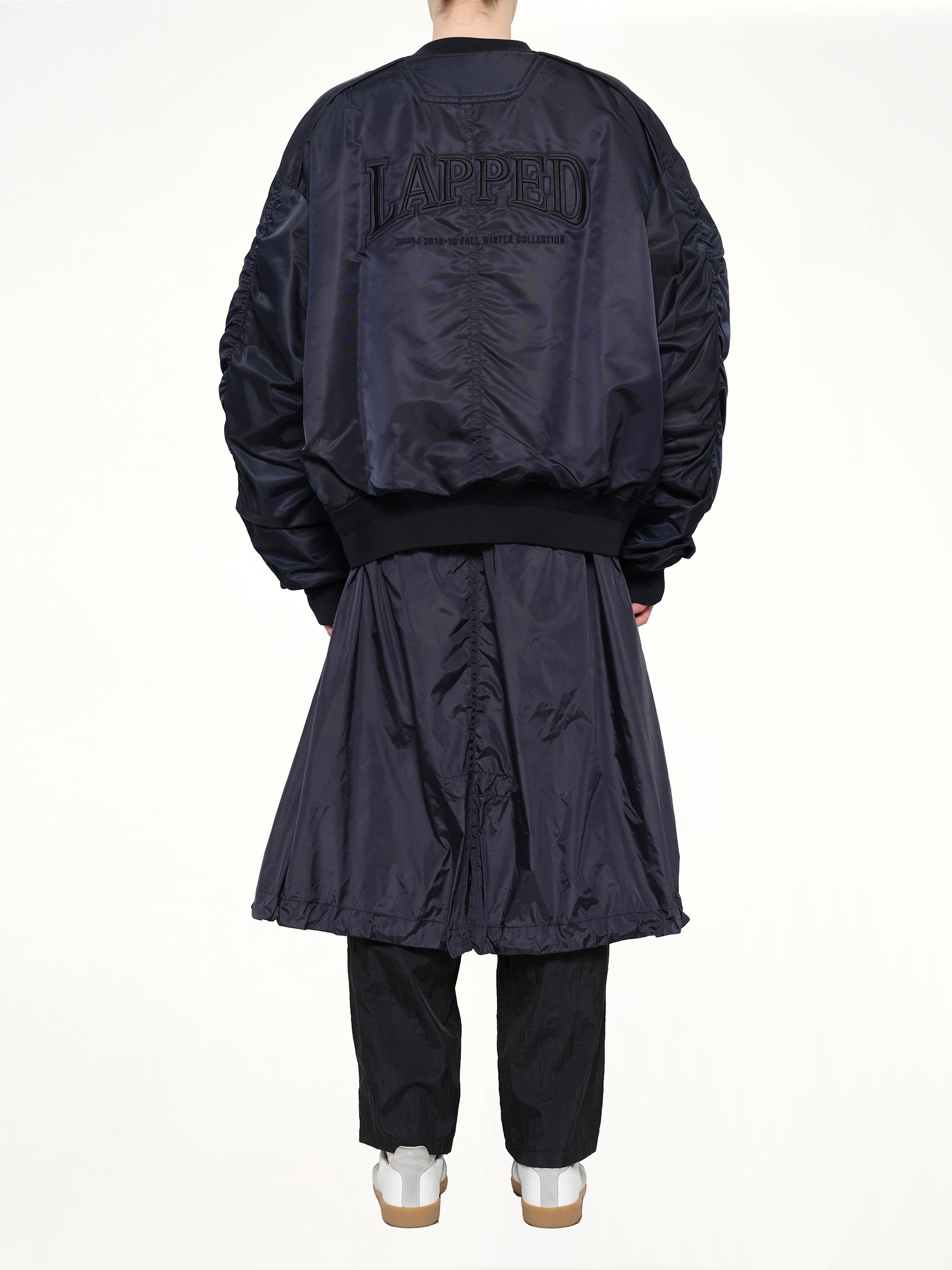 Juunj Coat in Navy