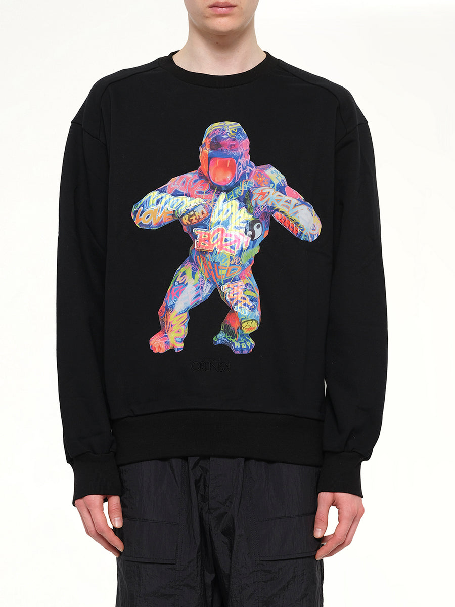 King Kong Sweatshirt in Black