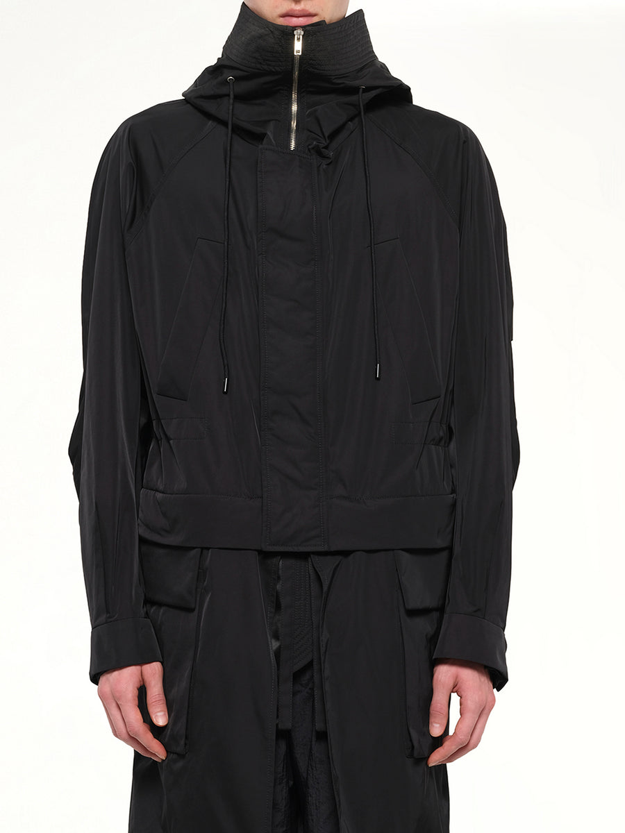 Outer Coat in Black