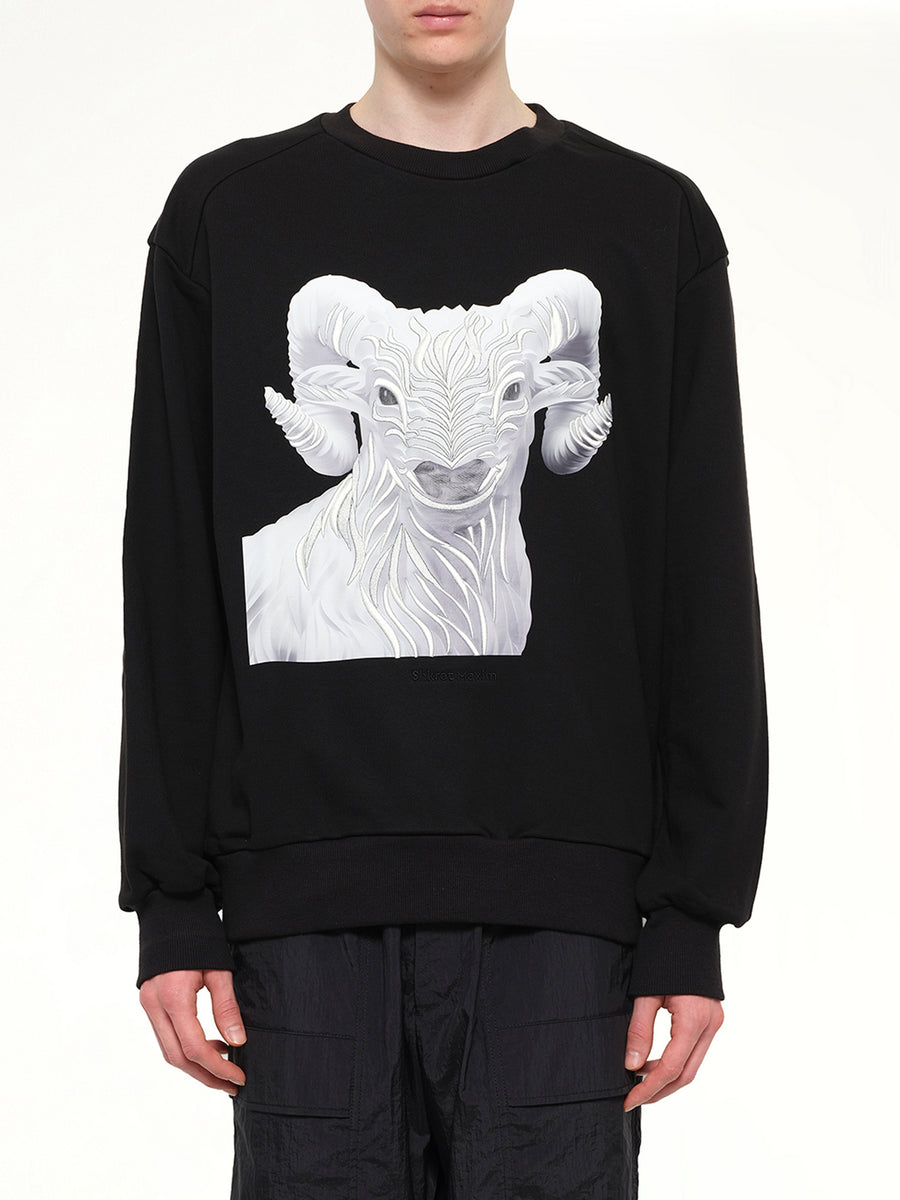 Ram Sweatshirt in Black