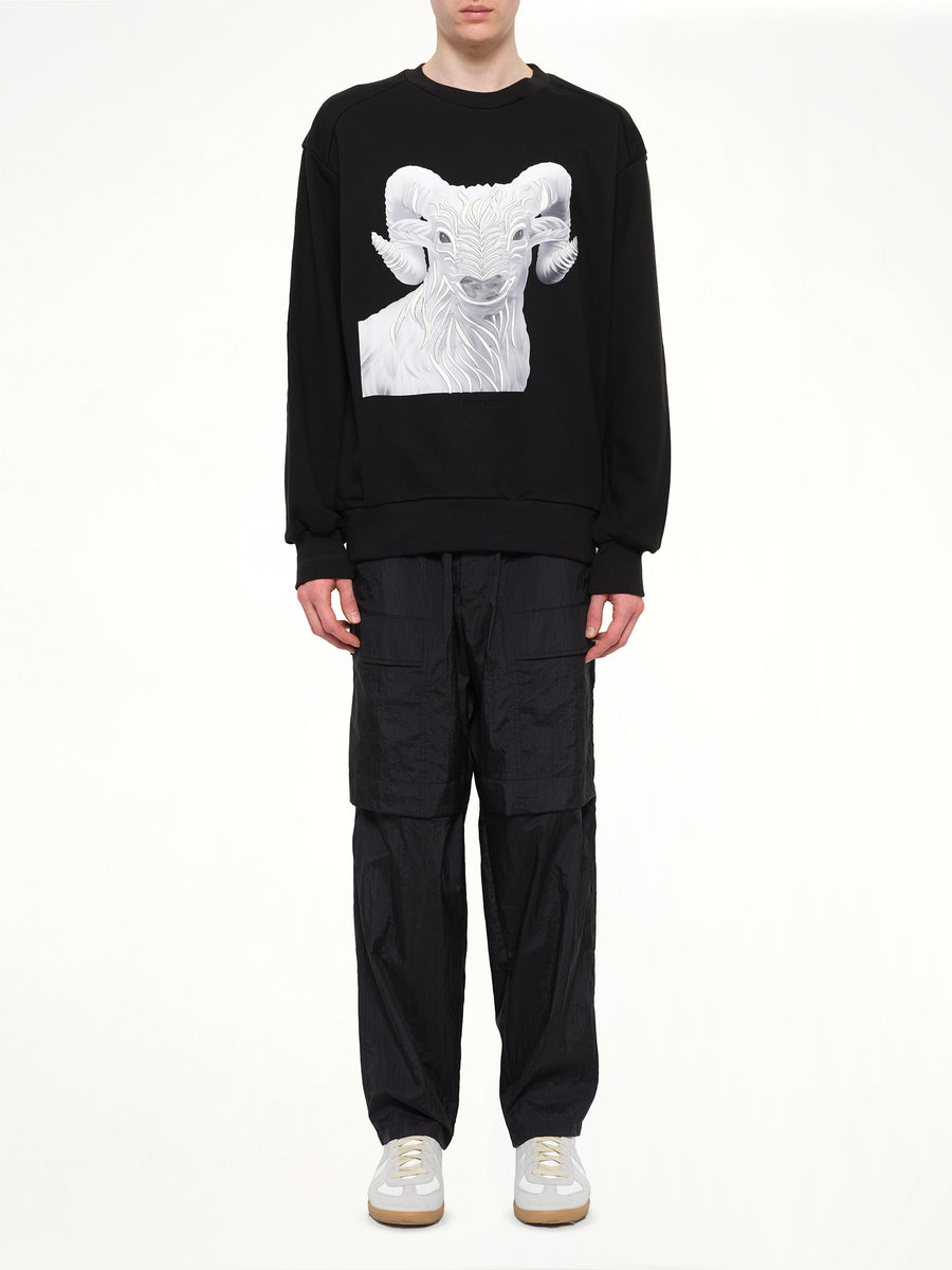 Ram Sweatshirt in Black